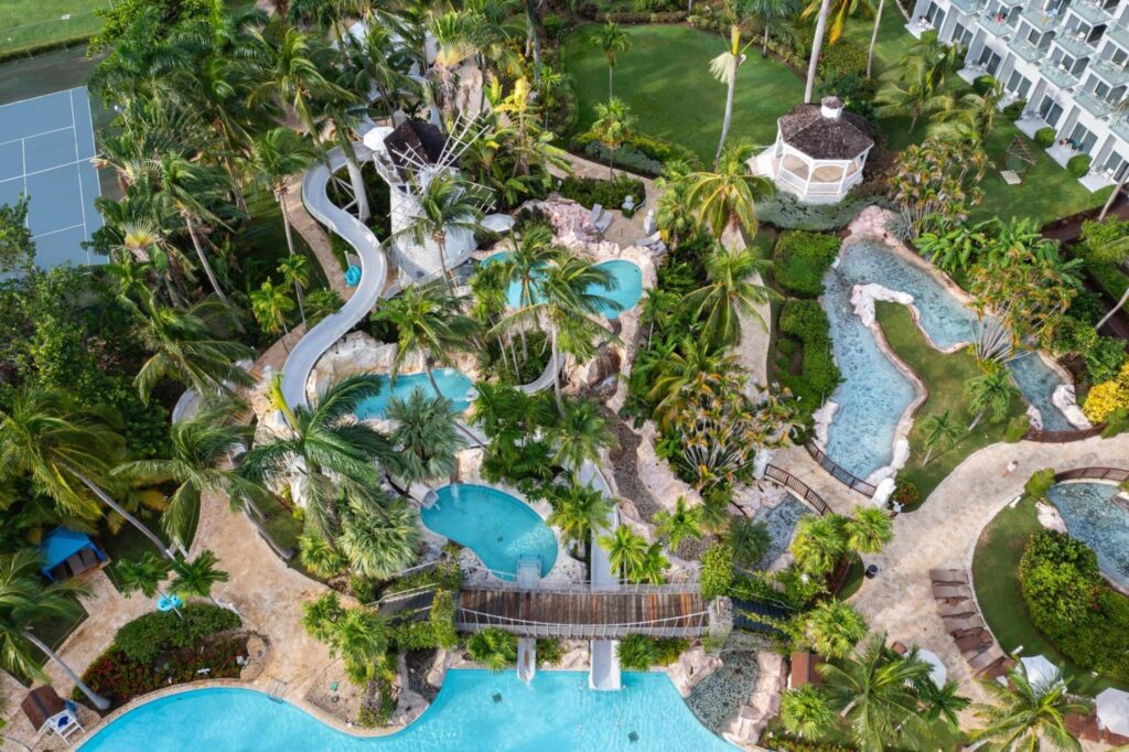 Water Park resort - Hilton Rose Hall Resort Sugar Mill Falls Jamaica Top 10 Best Water Park Resort Caribbean