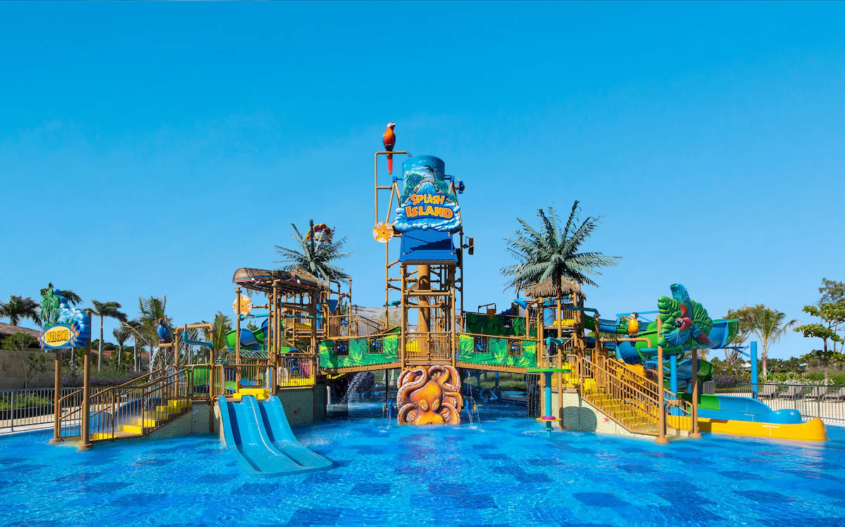 Lopesan new resort Punta cana Dominican Republic Water Park Splash Cove Family Resort Travel kids pool