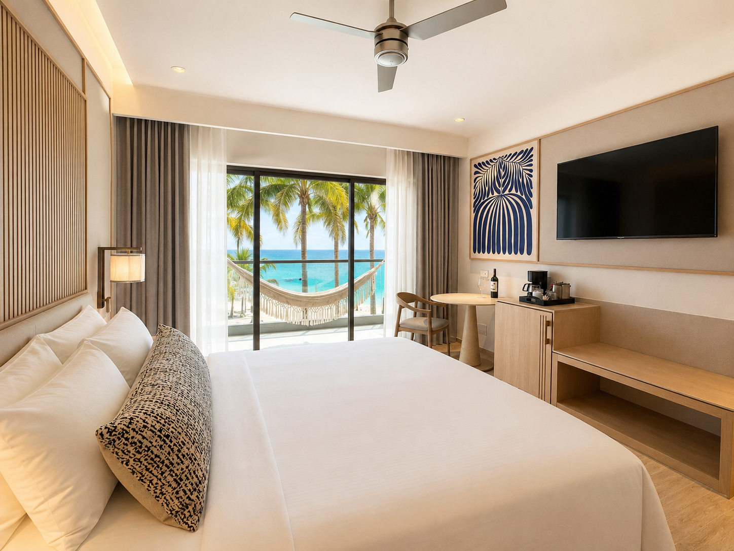 Royalton Vessence Cancun beachfront resort with infinity pool in Cancun, Mexico
